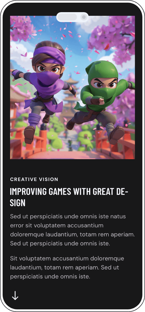 IMPROVING GAMES WITH GREAT DESIGN
